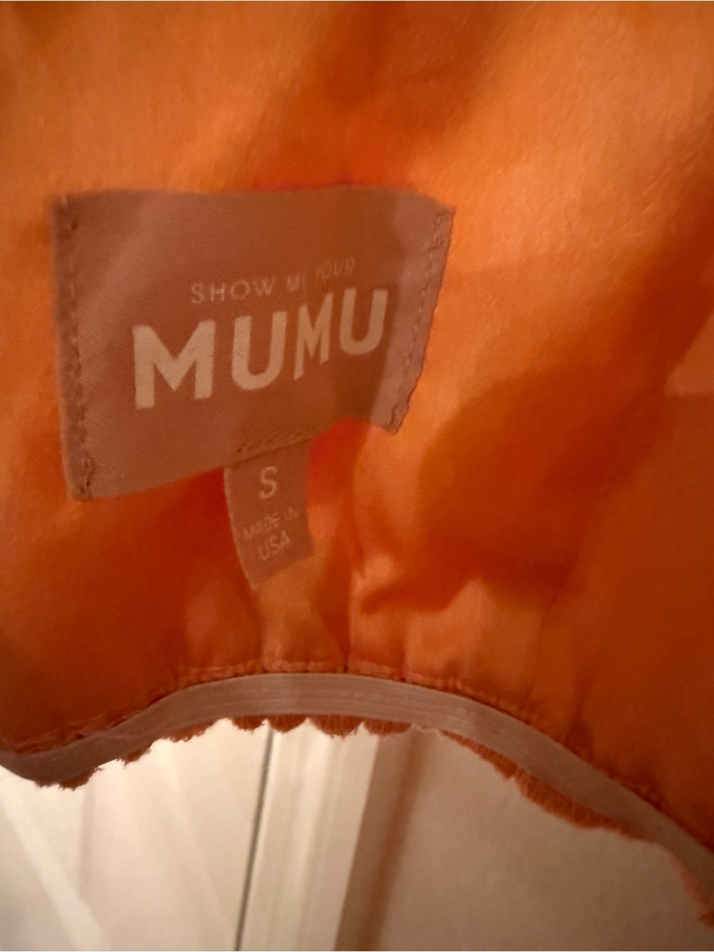 Show Me Your Mumu - Lane Midi Dress - Floral Orange Ruffle Midi - Picture 6 of 6